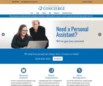 Potomacconcierge.com(Potomac Concierge) Screenshot