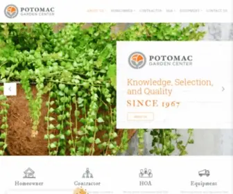 PotomacGardencenter.com(Potomac Garden Center) Screenshot