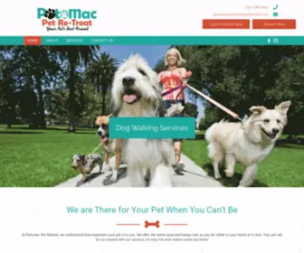 PotomacPetretreat.com(Doggy Daycare & Dog Walking Rockville Potomac Bethesda Gaithersburg) Screenshot