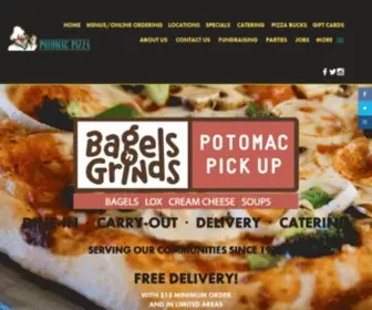 PotomacPizza.com(Potomac Pizza) Screenshot