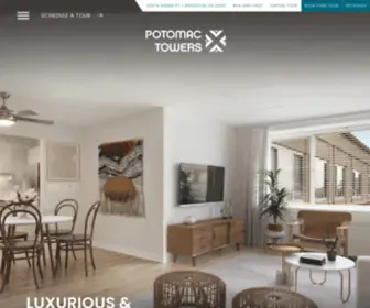 Potomactowers.com(Arlington Apartments) Screenshot