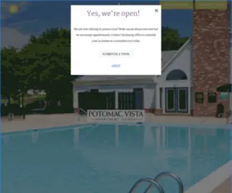 PotomacVista.com(Potomac Vista Apartments) Screenshot