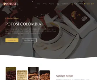 Potosicoffee.com(Café POTOSÍ Colombia SAS) Screenshot