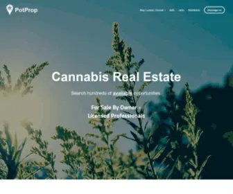 Potprop.com(Cannabis Real Estate) Screenshot