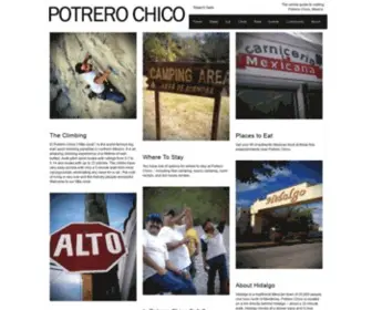 Potrerochico.org(El Potrero Chico) Screenshot