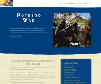 Potrerowar.org(Potrero War) Screenshot