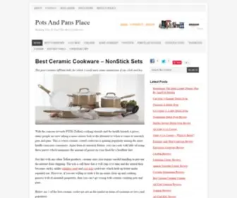 Potsandpansplace.com(Best Ceramic Cookware) Screenshot