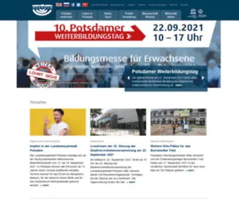 Potsdam.com(Landeshauptstadt Potsdam) Screenshot