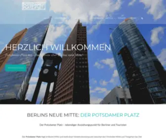 Potsdamer-Platz.net(Potsdamer Platz Berlin) Screenshot