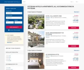 Potsdamhotel.net(Potsdam hotels & apartments) Screenshot