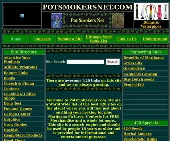 Potsmokersnet.com(Potsmokersnet) Screenshot