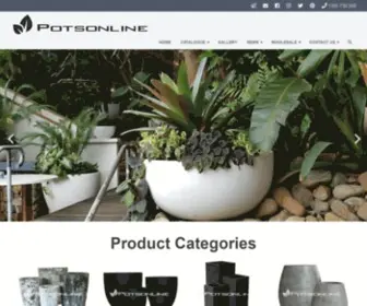 Potsonline.com.au(Sydneys best range of Garden Pots) Screenshot