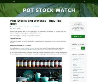 Potstockwatch.com(Pot Stock Watch) Screenshot
