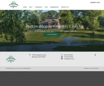 Pottawattomie.com(Pottawattomie Country Club) Screenshot