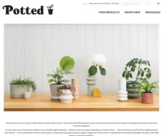 Pottedonline.co.nz(Potted Online NZ Retail Potted) Screenshot