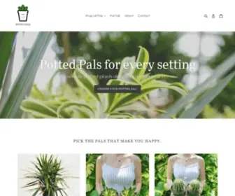 Pottedpals.com(We're an online plant store) Screenshot