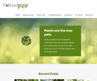 Pottedpixie.com(Potted Pixie) Screenshot
