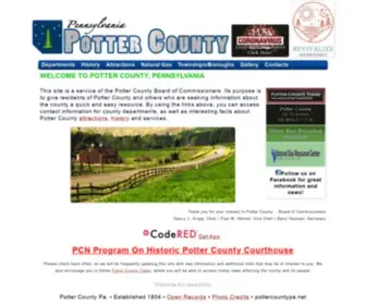 Pottercountypa.net(Attractions, Government Information and More...(Austin, Coudersport, Galeton, Oswayo, Shinglehouse & Ulysses Townships)) Screenshot