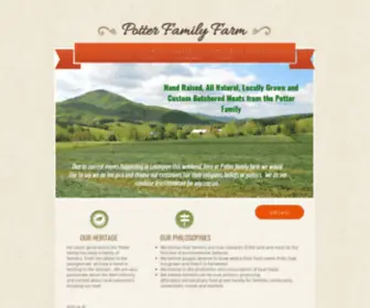 Potterfamilyfarm.com(Potterfamilyfarm) Screenshot