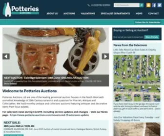 Potteriesauctions.com(Potteriesauctions) Screenshot