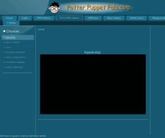 Potterpuppetpals.com(Potter Puppet Pals) Screenshot