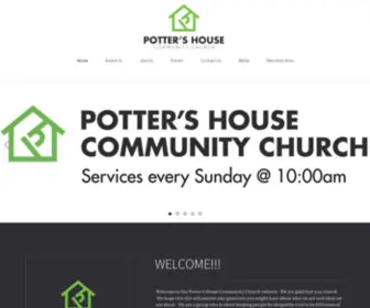 Potterschurch.ca(Potter's House Community Church) Screenshot