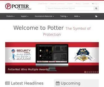 Pottersignal.com(Potter Electric Signal Company) Screenshot