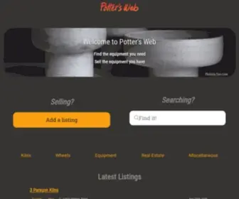 Pottersweb.net(Potter's Web) Screenshot