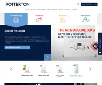 Potterton.co.uk(Potterton) Screenshot