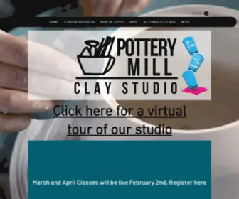 Potterymill.com(Pottery Mill) Screenshot