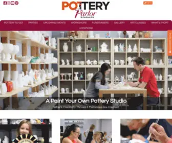 Potteryparlor.com(The Pottery Parlor) Screenshot