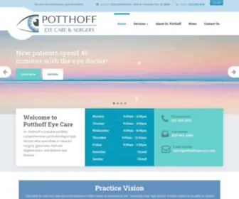 Potthoffeyecare.com(Comprehensive eye care and expert cataract surgery in Traverse City. Dr. Potthoff) Screenshot