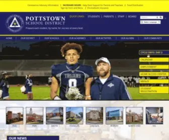 Pottstownschools.com(Pottstown School District) Screenshot