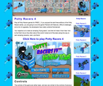 Pottyracers4.net(Potty Racers 4) Screenshot