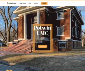 Potwinmethodistchurch.org(Webflow HTML website template) Screenshot