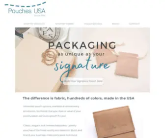 Pouchesusa.com(Signature Jewelry Packaging) Screenshot