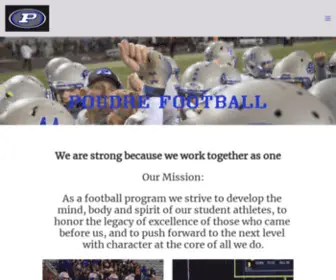 Poudrefootball.com(Official Site of Poudre Football) Screenshot