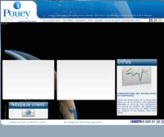 Pouey-International.fr(Information commerciale) Screenshot
