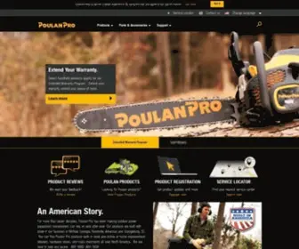 Poulanpro.com(Poulan Pro) Screenshot