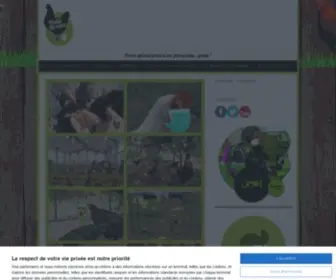 Poulederace.com(Poule de race) Screenshot