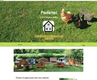 Pouletec.com(Vente Poulailler) Screenshot