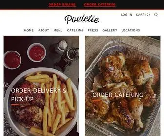Poulettenyc.com(Poulette Rotisserie Chicken NYC Catering) Screenshot