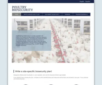 Poultrybiosecurity.org(Biosecurity for the Poultry Industry) Screenshot