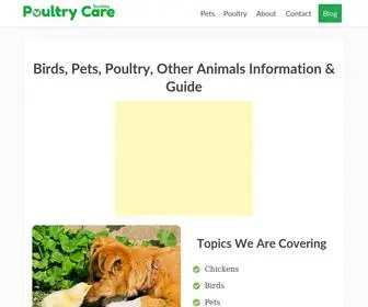 Poultrycaresunday.com(A Poultry Blog) Screenshot