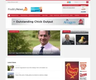 Poultrynews.co.uk(Poultry News) Screenshot
