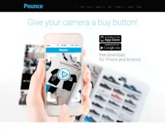 Pounce.mobi(Turn your camera into a buy button) Screenshot