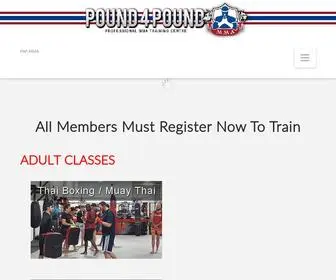 Pound4Poundmma.ca(Pound 4 Pound MMA) Screenshot