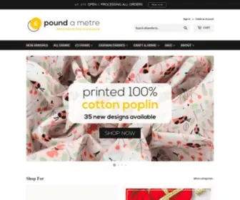 Poundametre.com(Pound A Metre) Screenshot