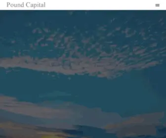 Poundcapital.com(Pound Capital) Screenshot