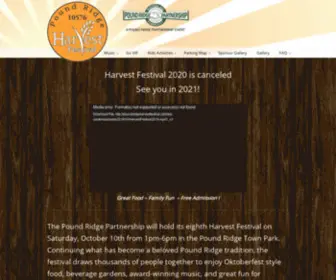 Poundridgeharvestfestival.com(Pound Ridge Harvest Festival) Screenshot